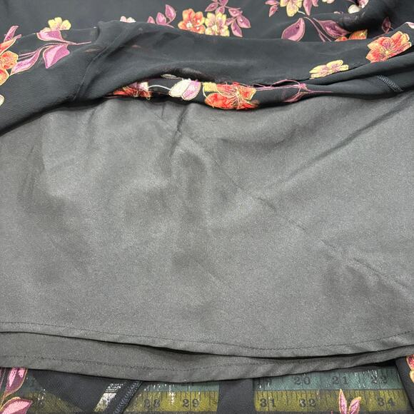 Eva Blue Size 18 Vintage Dress Beaded Maxi REPAIRED Whimsigoth Fairy Grunge - Picture 9 of 16